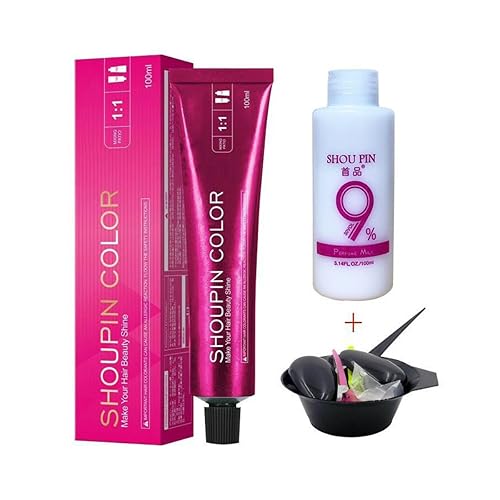 Miniatura 2 de Tinte nutritivo para el cabello sin blanqueador, tinte para el cabello sin amoníaco, champú nutritivo de tinte para el cabello ShouPin, tinte de