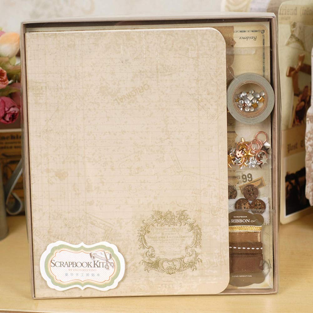 Amazon.co.jp: Retro Complete Scrapbooking Kit Gift Set Vintage