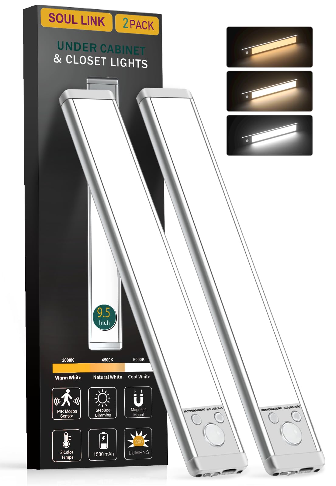SOUL LINK 4 in 1 Led Torch Lights Rechargeable Emergency Torch Light 3W USB Charge Flashlight - High Power Long Distance Beam Range 4 Mode Torch for Outdoor, Indoor,Hiking,Walking-image-8