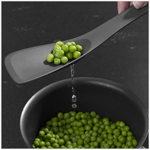 Miniatura 5 de Uni-tool - Utensilios de cocina de silicona 5 en 1, cuchara ranurada, volteador, herramienta de corte, cuchara sólida y espátula en uno para cocina,