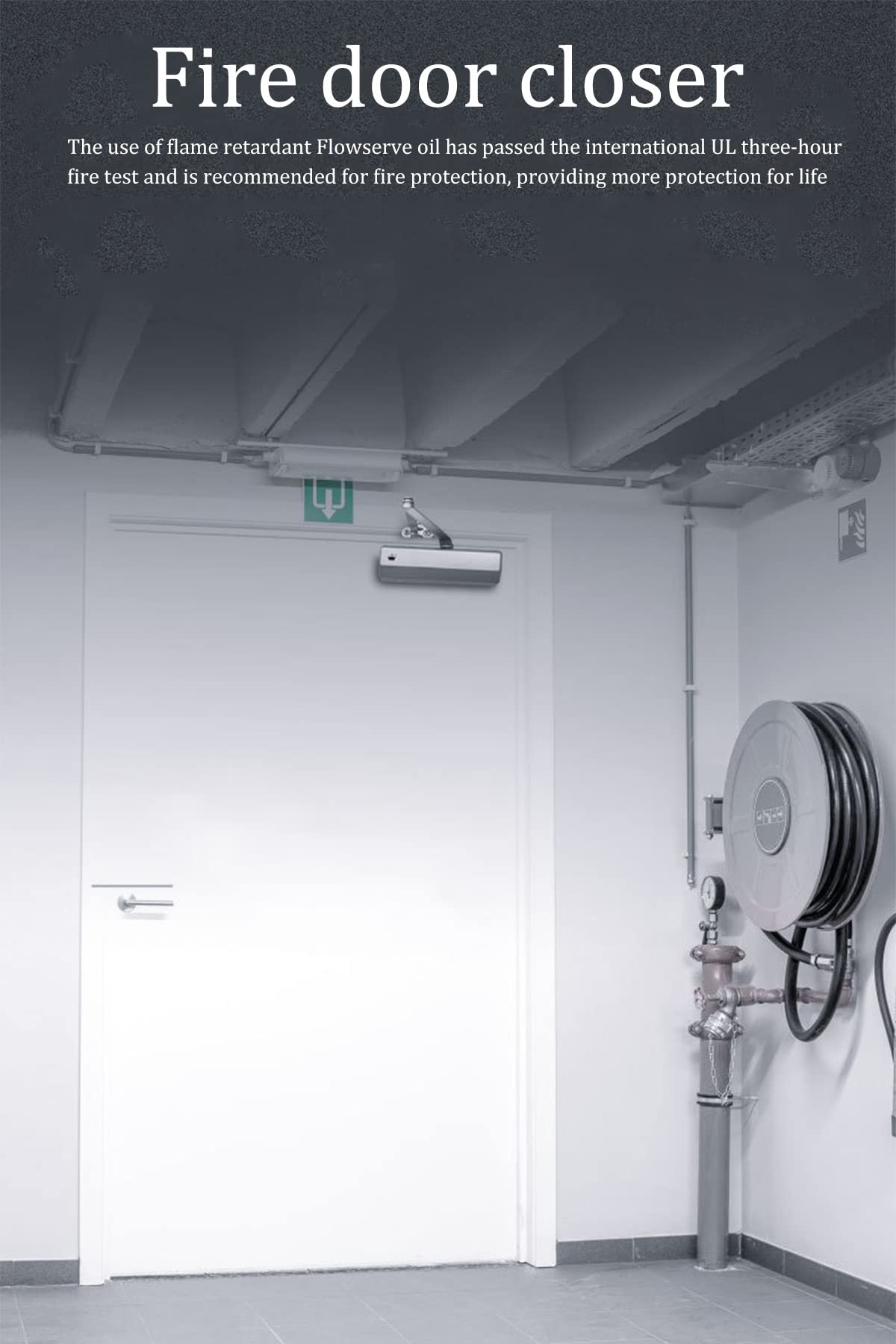 Automatyczne zamykanie drzwi o dużej wytrzymałości, hydrauliczne zamykanie drzwi, do użytku domowego do użytku domowego do drzwi 20~150 kg Łatwy w instalacji, w tym wspornik równoległy