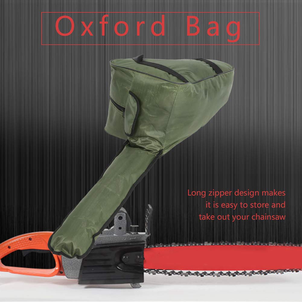 Produktbild von Kettensägen-Tragetasche, Oxford-Tragetasche, Wasserdicht, Strapazierfähig, Für Holzfäller(22inch-Schwarz