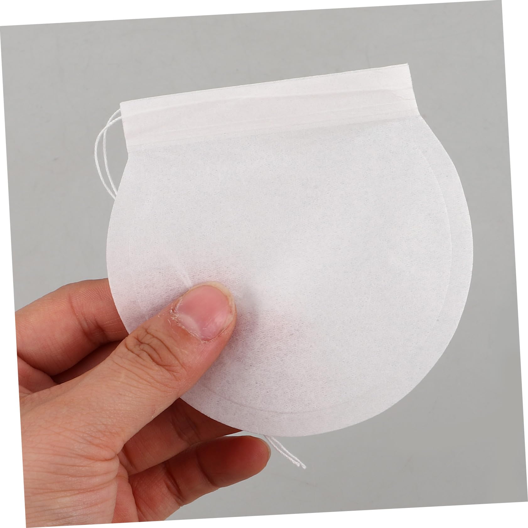 500 Piezas Bolsas de Filtro de Papel para Infusiones con Cordón Desechables Unidades Resistentes y Versátiles para y Hierbas Redondo Fáciles de Almacenar y Usar