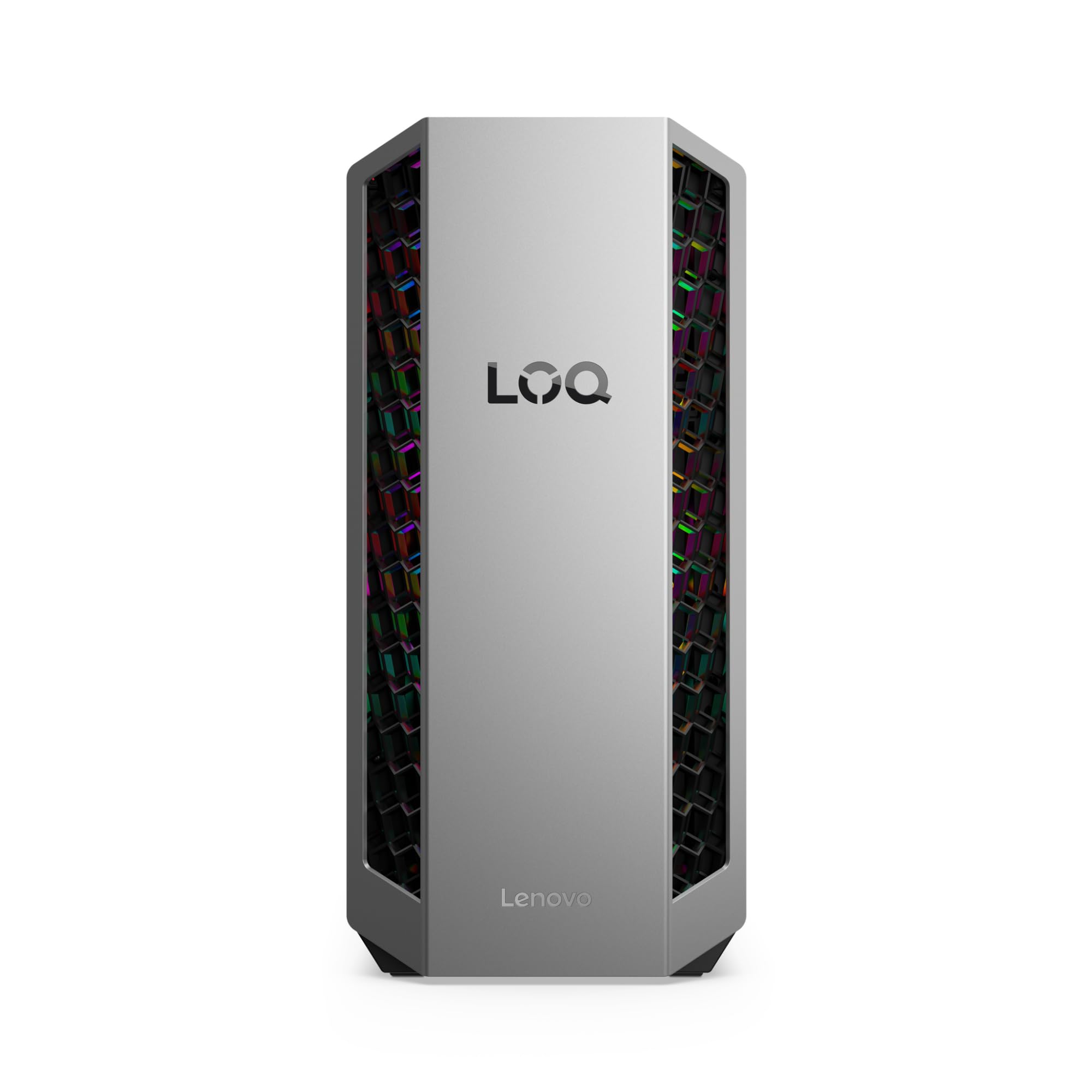 Lenovo LOQ Tower 26ADR10 Gaming Desktop | NVIDIA GeForce RTX 50 | AMD Ryzen 7-8745HX | 32RAM | 1TB | WiFi 7 | Windows 11 | 26L | 11.5kg | Luna Grigio Eclipse Black | 3 mesi GamePass