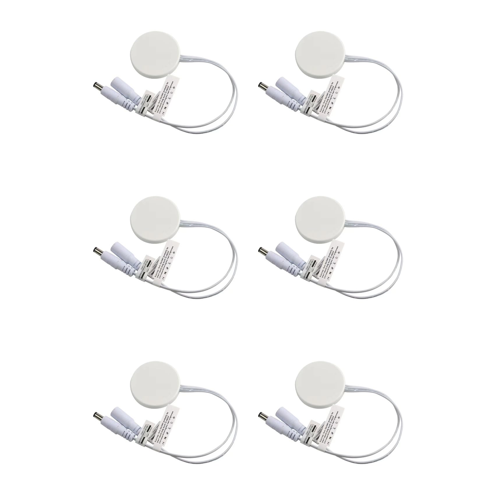 Jnchdghwa White 6X Wood Panel Led Touch Sensor Dimmer Switch Hidden Switch Touch Switch For Led Strip