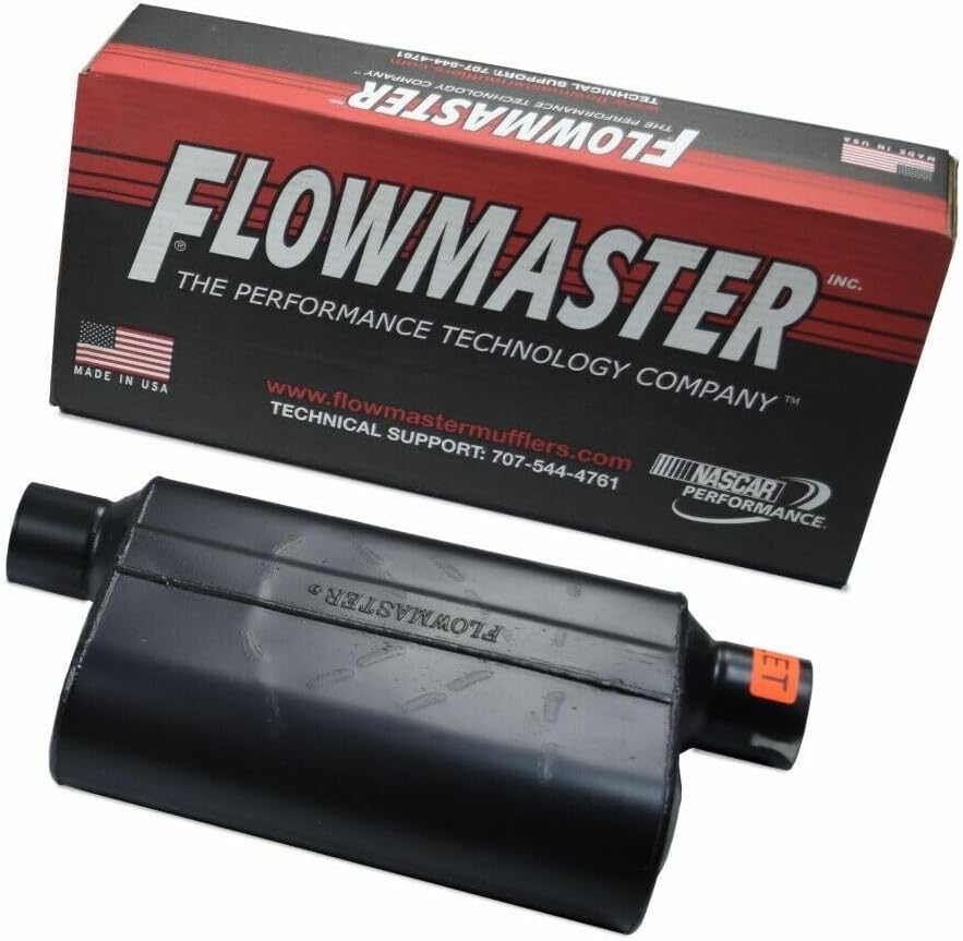 Truck Exhaust Kits 2.5" Aluminized Single Exhaust Kit with Flowmaster Delta Flow 40 Series Muffler Fits Wrangler JK 2D-4D 07-18