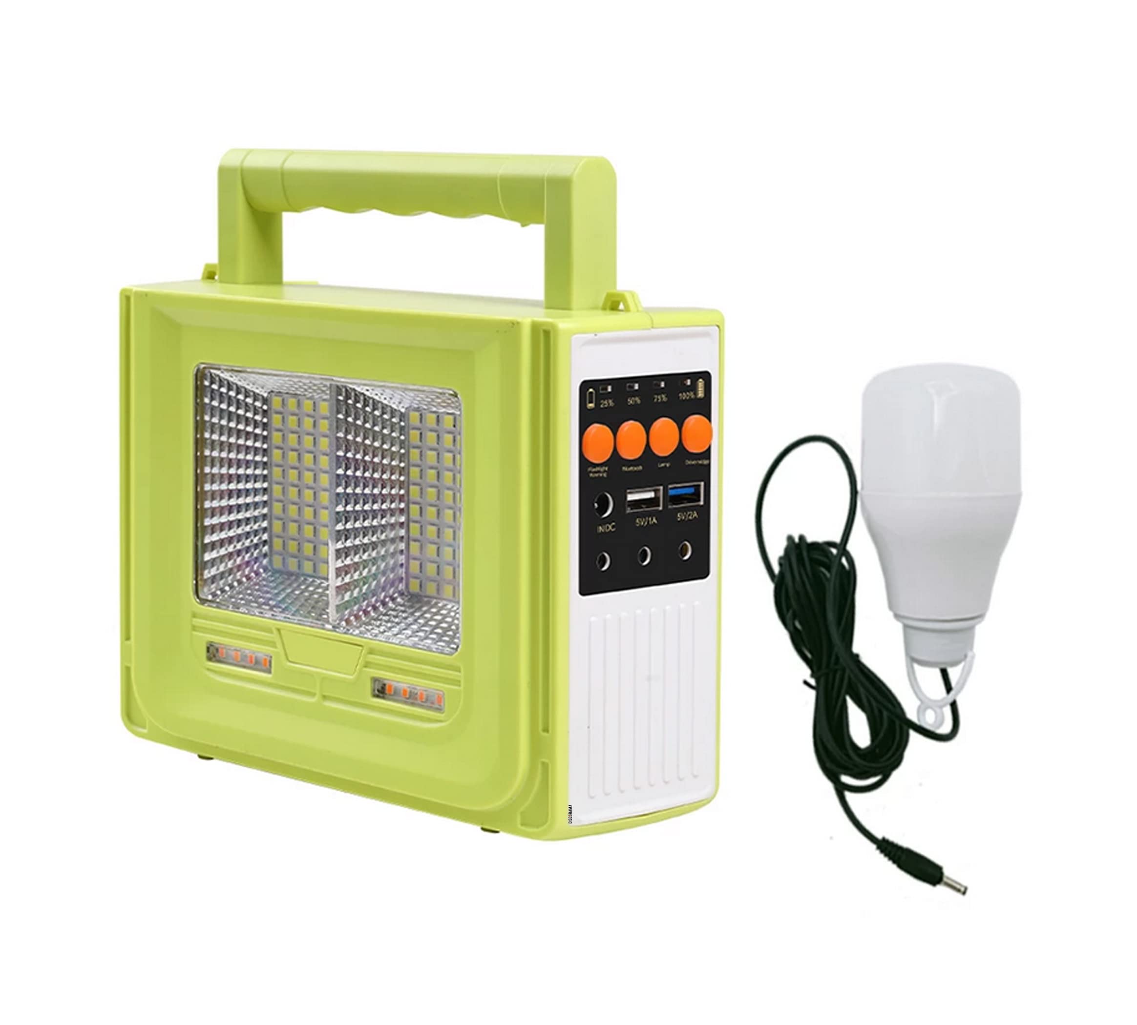 LAMPADA SOLARE PORTATILE MULTIFUNZIONE 150W, FARO PORTATILE, CASSA BLUETOOTH, INGRESSO CUFFIA, USB, FARO CON PANNELLO SOLARE E REPELLENTE PER ZANZARE AD ONDE LUMINOSE, LAVORO, CAMPEGGIO - DISCORAMA®