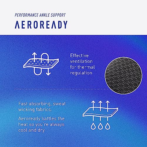 Image of adidas Performance Climacool Ankle Support Sleeve - Ankle Sleeve for Training, Competitions, Support, and General Fitness - Ergonomic Design, Silicone Grip, Breathable & Durable Material - X-Large