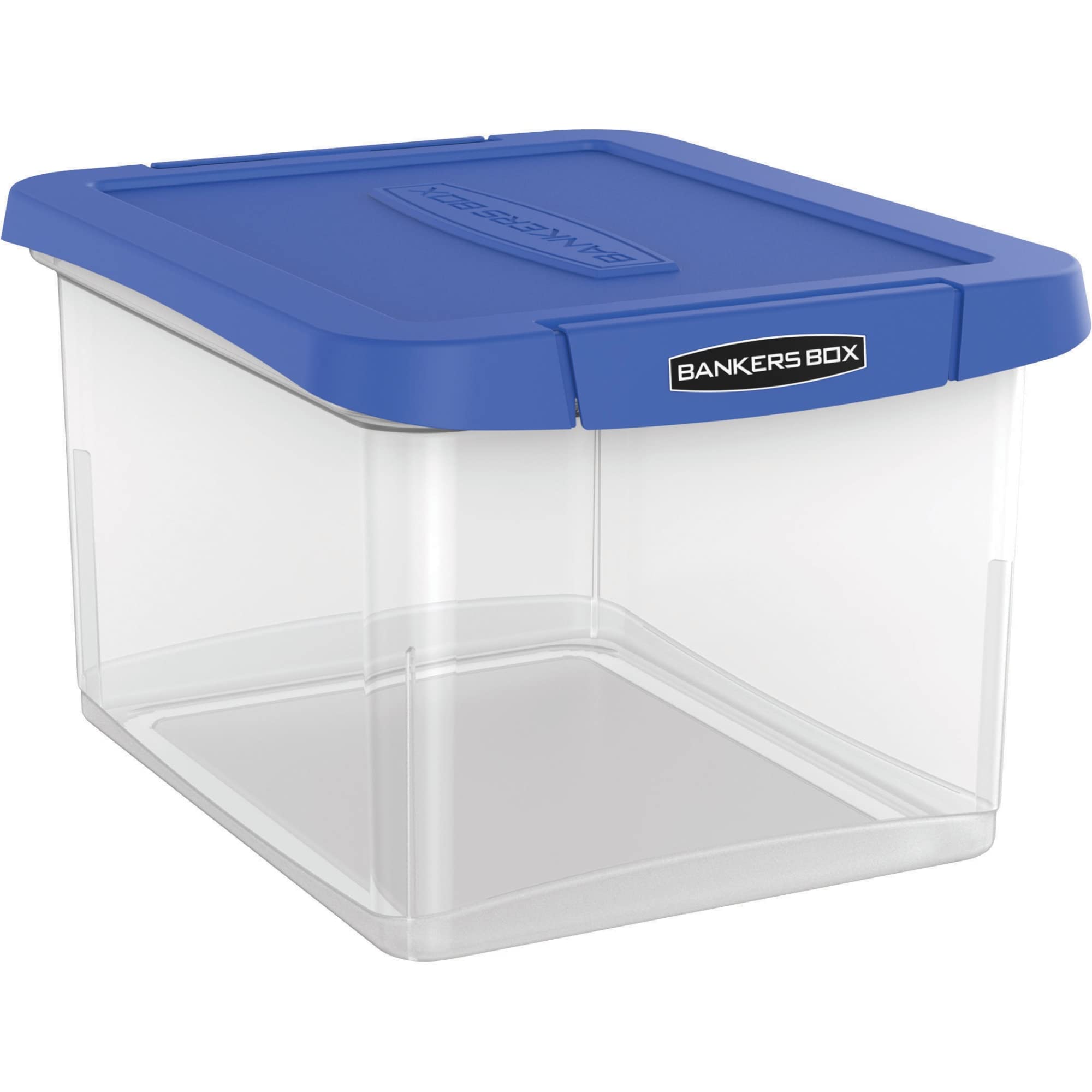 Fellowes Heavy Duty, Water Proof, Durable, Reinforced Corner, Comfortable Handle, Built-in Rail, Portable File Box (FEL0086201)