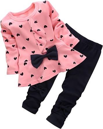Adorable Cute Toddler Baby Girl Clothing 2pcs Outfits