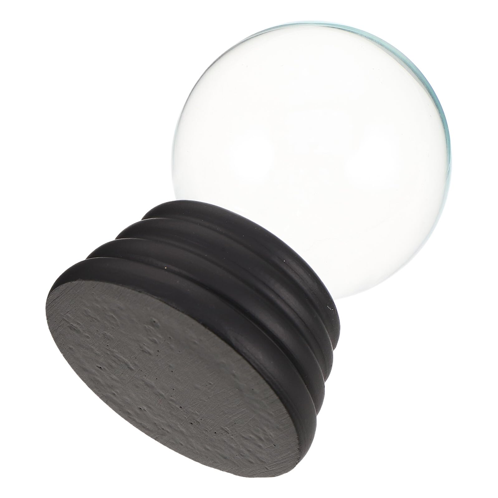 Cúpula de cristal de alta transparencia BESPORTBLE de 55 mm con base premium de resina