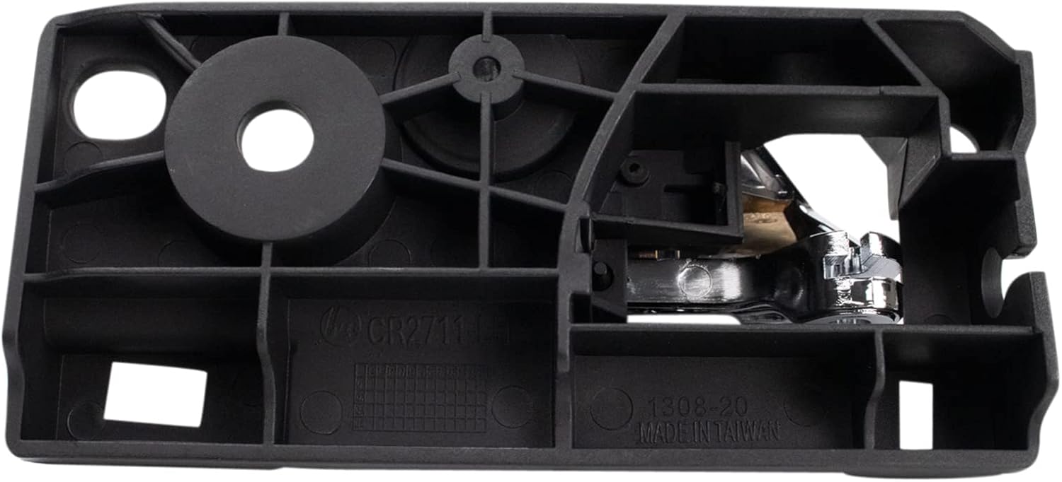 TRQ Driver Side Interior Door Handle Chrome Compatible with 2011-2019 Dodge Durango Jeep Grand Cherokee