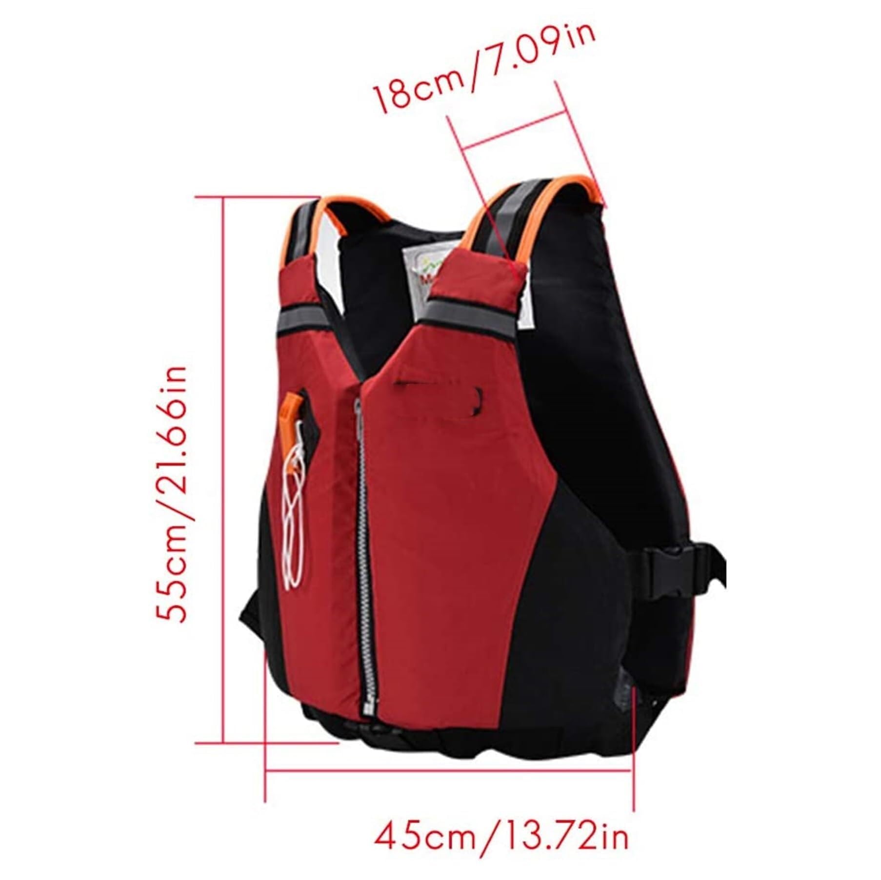 Neopren-Surfjacke mit Reißverschluss und Gürtel