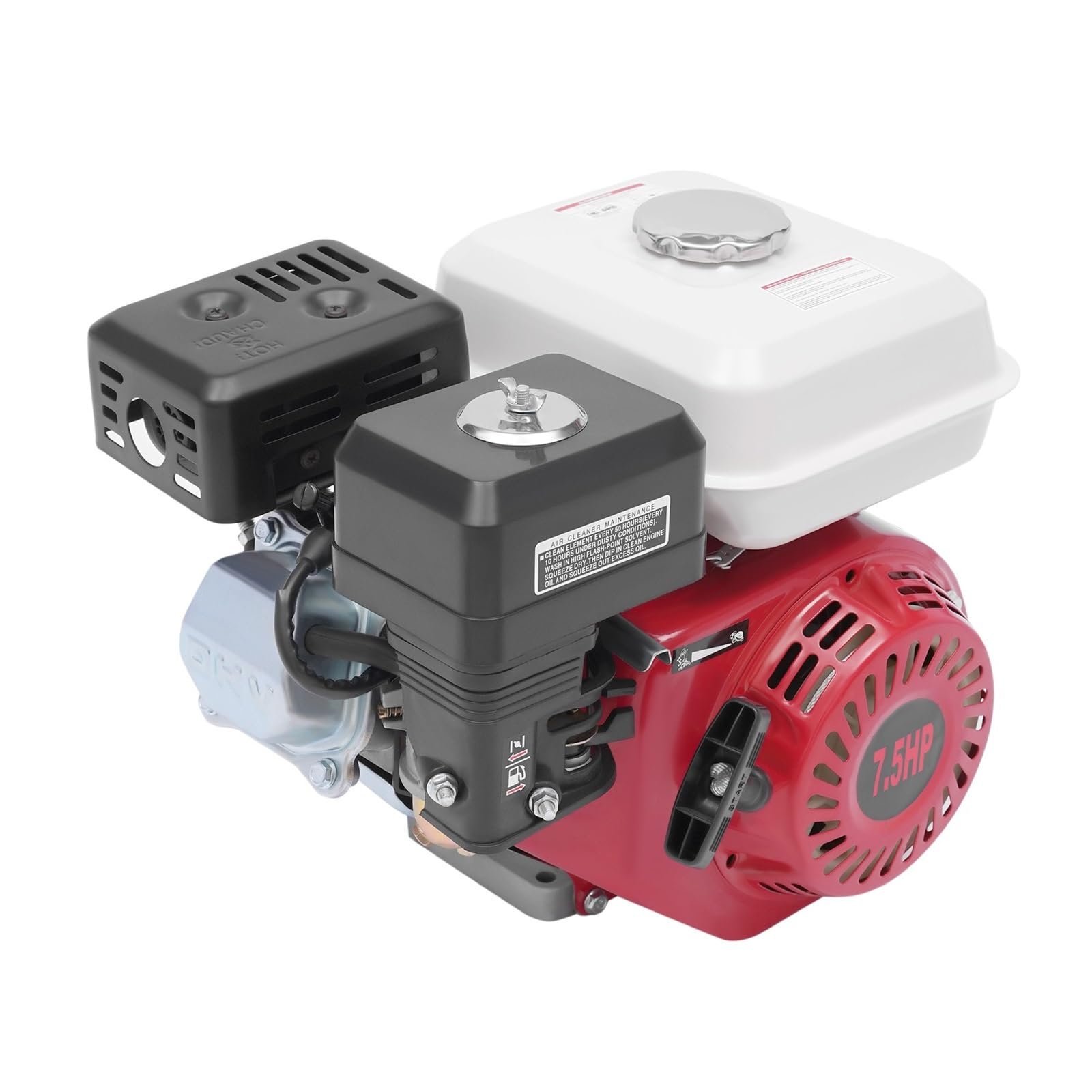 Moteur À Essence 4 Temps 7,5 CV,1 KW Debout De Kart Monocylindre 3,6 L Portable Puissance éLevéE