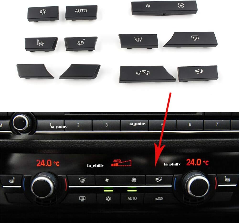 全11点 エアコン Ac ボタンキーキャップ ヒータースイッチキット 修理キット Bmw 5 6