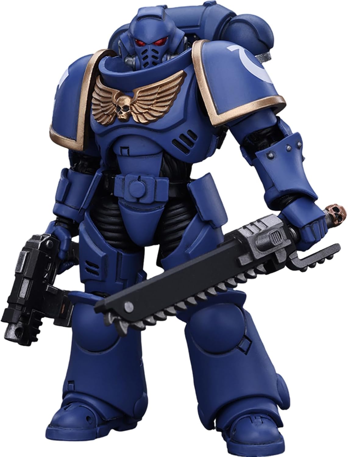 JOYTOY Warhammer 40k Space Marines, Space Marines Ultramarines Outriders Brother Catonus 1/18 Action Figure, Dedicated to You Who Love Collecting
