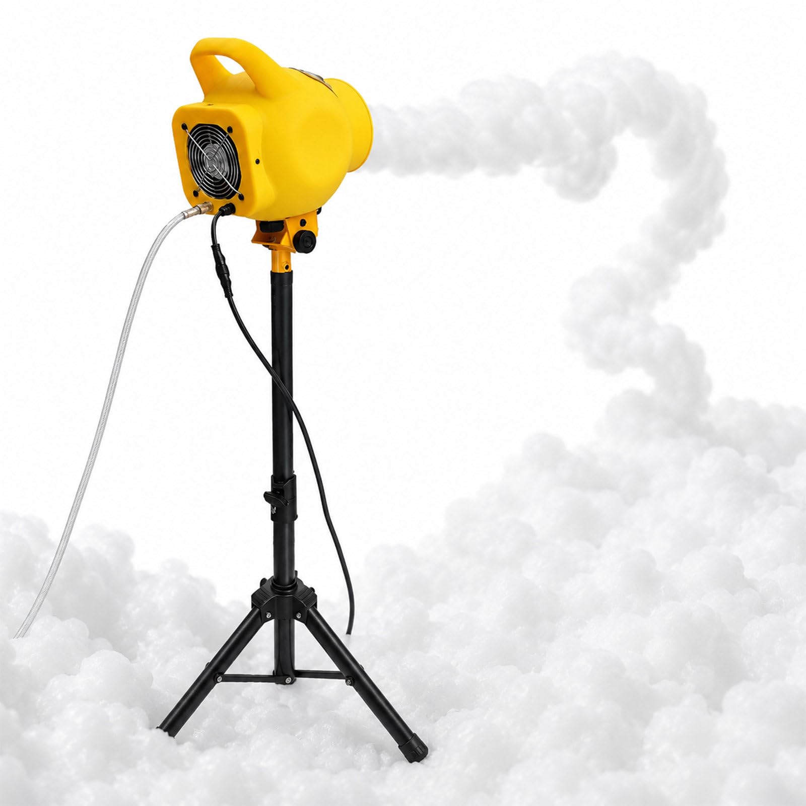 QJJML Foam Party Machine 5-7m Spray Coverage - Adjustable Angle Jet Foam Cannon with 4 Play Modes,with Tripod+Pump,4-in-1 Party Foam Machine for Outdoor Parties Pool Birthdays Events