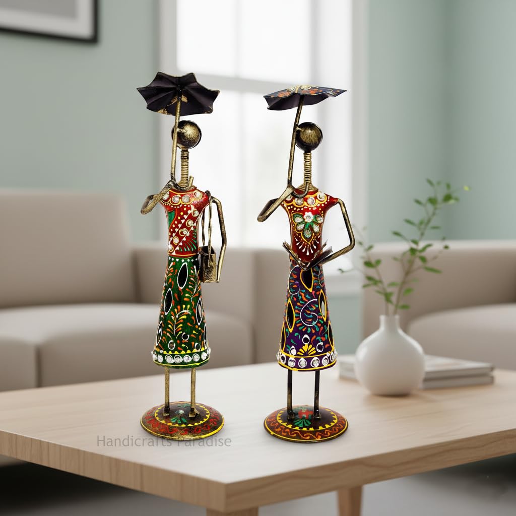 Buy Handicrafts Paradise Wrought Iron Doll Set Decorative Gift