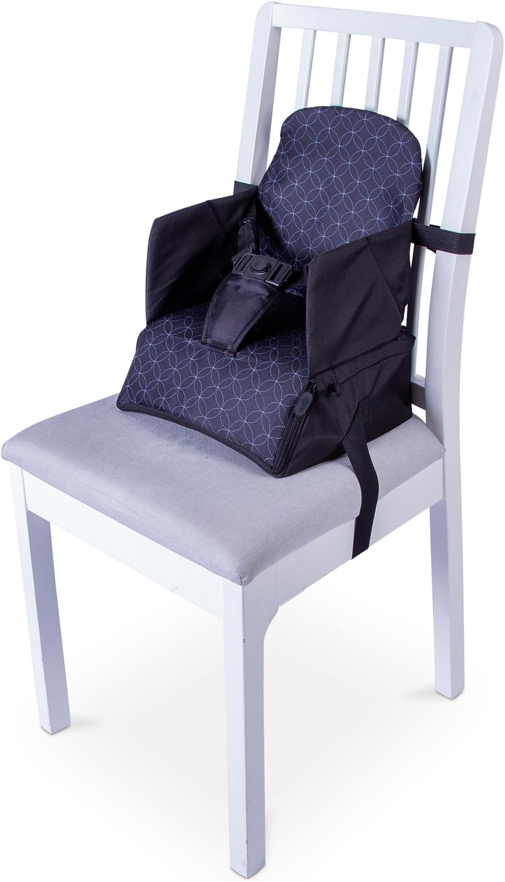 Travel Booster Seat - Soft and Comfortable Foam Seat (Black)