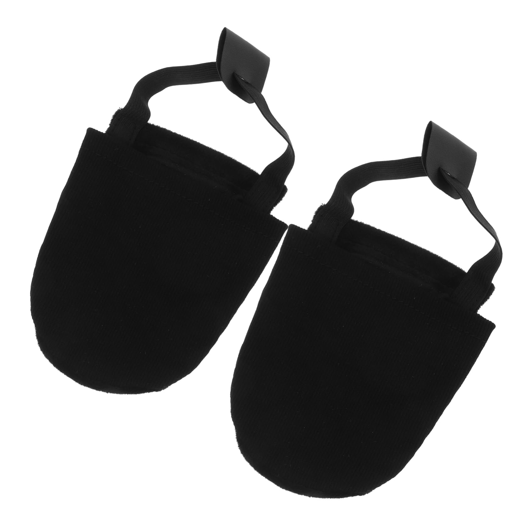 Milisten Couvre-Chaussures de Bowling Noir Léger en Tissu Coton, Design Compact et Antidérapant, Accessoire pour Chaussures de Bowling,