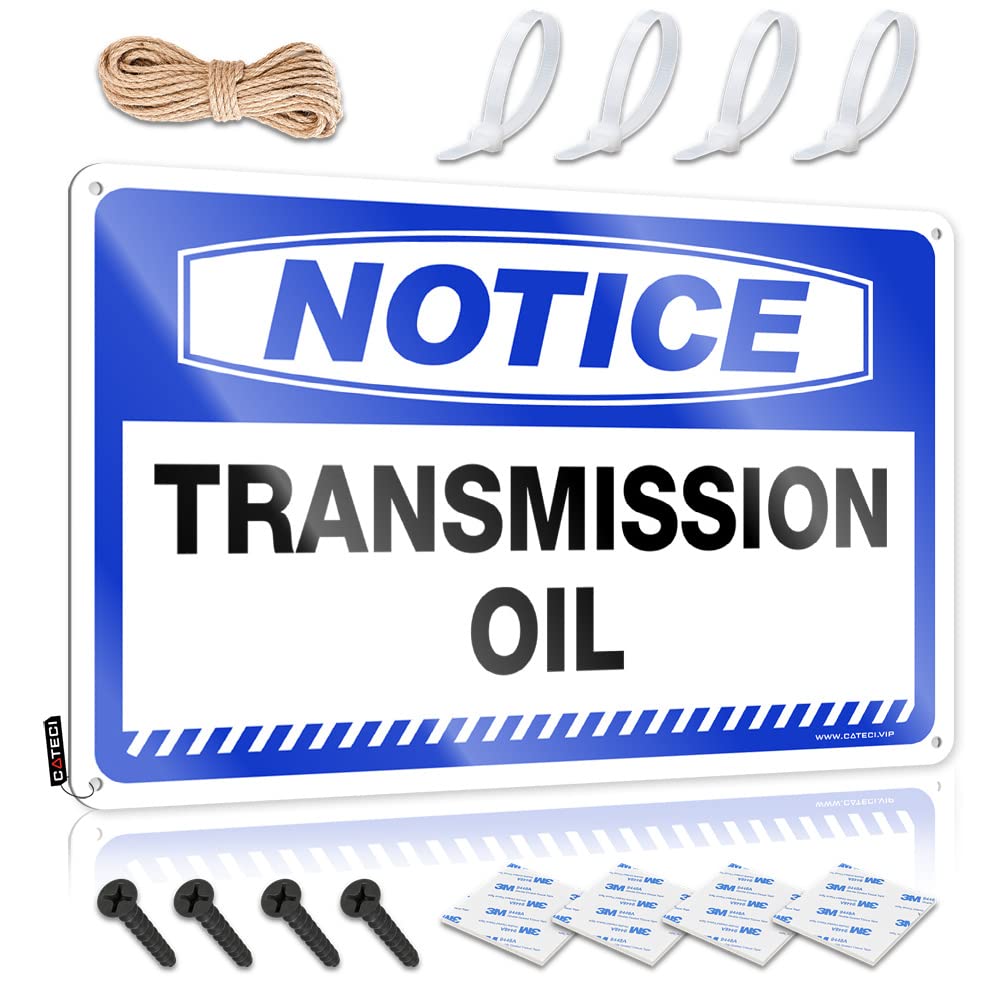 STWNVOITV Funny Office Signs Notice Transmission Oil Tin Sign Tin Sign Decor Outdoor Signs And Decor(30X40CM)