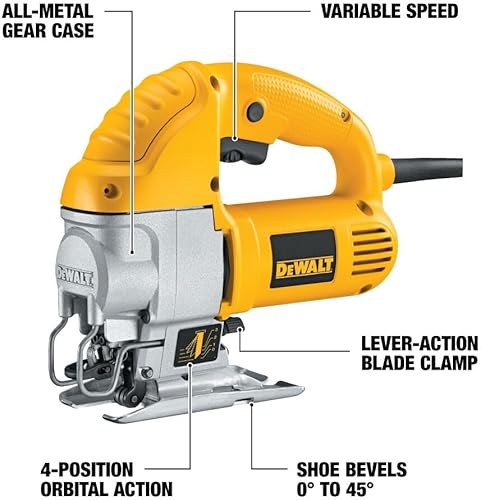 Miniatura 2 de DEWALT DW317K kit de sierra con asa en la parte superior, potencia: 5.5 amperes
