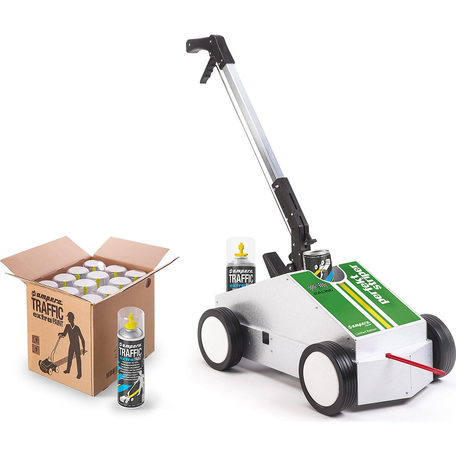 Ampere | Markierfarbe Traffic extra Paint® für starke Beanspruchung | Inhalt 500 ml | VE 12 Dosen | gelb