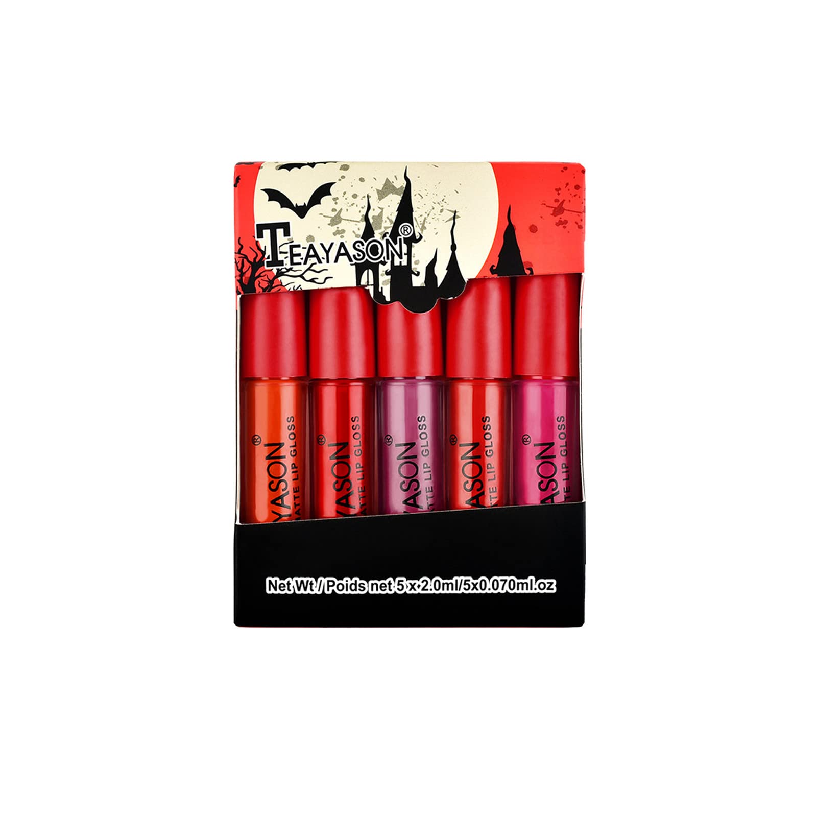 Undone Lip Gloss Color Rose Easy 25ml Lasting Lipstick Long Mist Beauty To Set Lipstick Beginner Makeup Kit for Black Women Lip Pencil Set (C, One Size)