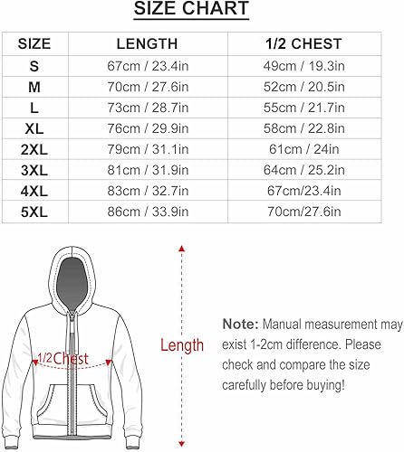 Miniatura 2 de Science Or Chemistry Elements Hoodies for Men Zip-Front Hooded Sweatshirt Drawstring Pullover Jacket Warm Coat Outwear