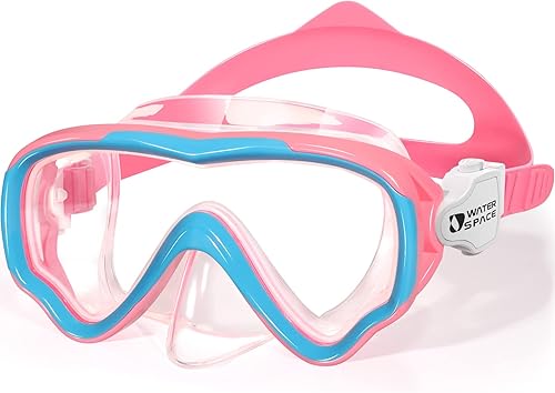 Miniatura 1 de Gafas de natación para niños con cubierta de nariz para niños y jóvenes de 3 a 15 años, lentes antiroturas con protección UV, sin fugas
