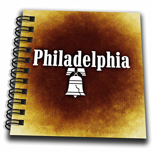 Mini bloc-notes Philadelphia Liberty Bell multicolore de 4x10,2 cm pour vos notes