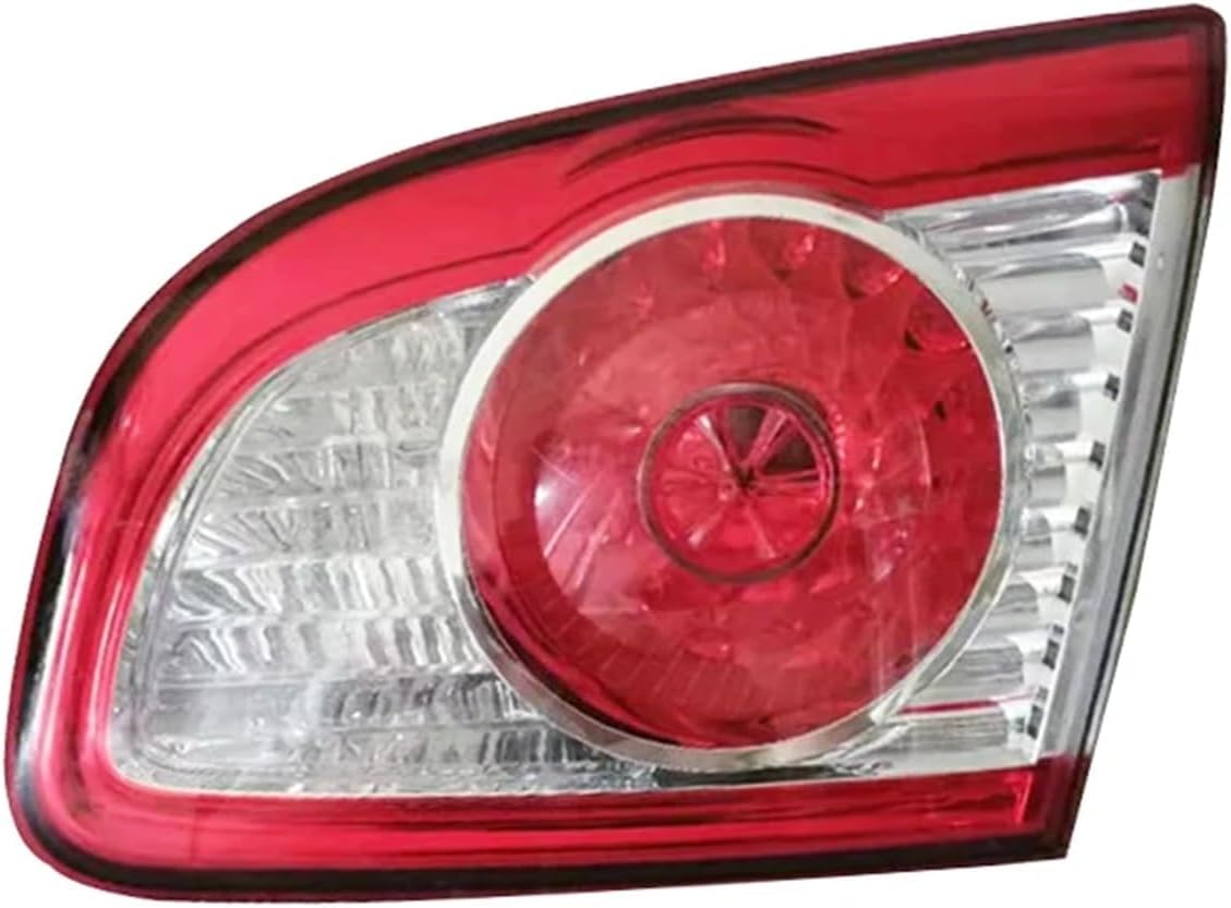 Car Red Rear Tail Light Cover Brake Lamp Shell Compatible with Hyundai Santa Fe 2010 2011 2012 924020W500 924010W500 924062B500 924050W500(Left outside)