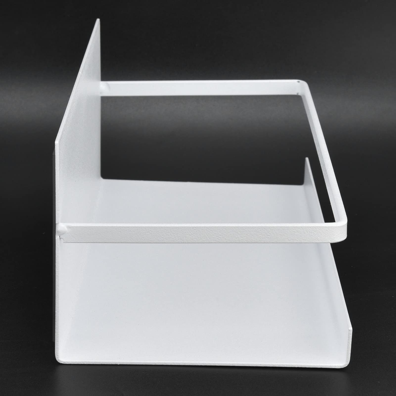 Estantes magnéticos para refrigerador, sin taladro, para ducha y cocina, soporta 2,5 kg, ideal para botellas de especias y almacenamiento de baño, color blanco