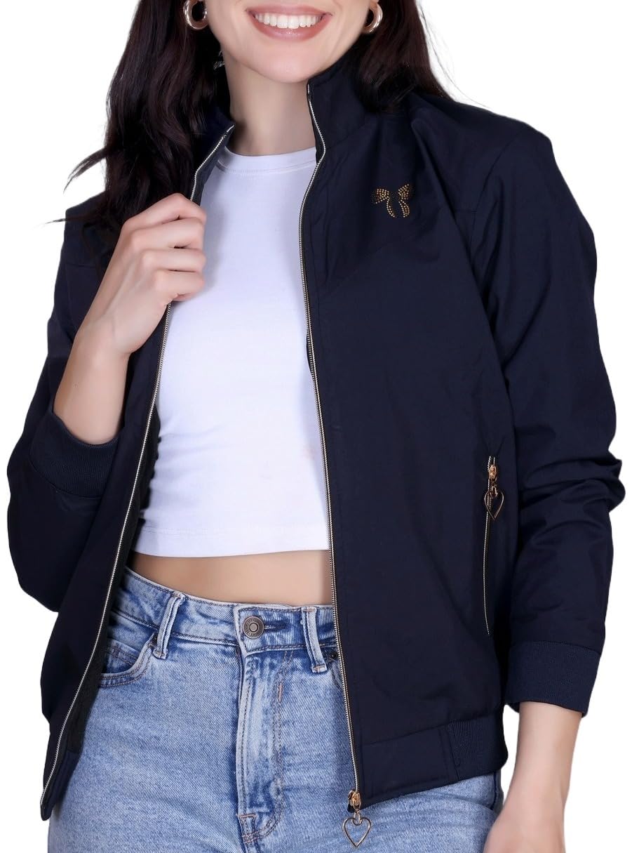 ewools Women's Winterwear Nylon Fullsleeves Jacket (Jack04)-picture-31