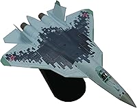 Vista 3 de Sukhoi Su-57 1/100 Modelo de avión fundido a troquel