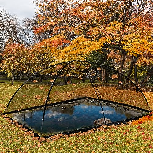 Alphatool 520111 13 X 17 Ft Pond Netting For Koi Ponds, Pond Cover For Leaves, Heavy Duty Pond Tent Dome With Zipper, Pond Net Keep Leaves Out For Herons Koi Outdoor Gardens Farms thumb #6