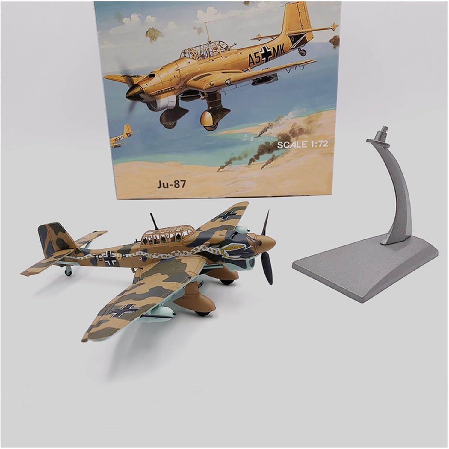 1 72 for JU-87 Dive Bomber Fighter Simulation Metal Alloy Die Cast Scale Airplane Model Ornaments Display Hobby Playgame Kit
