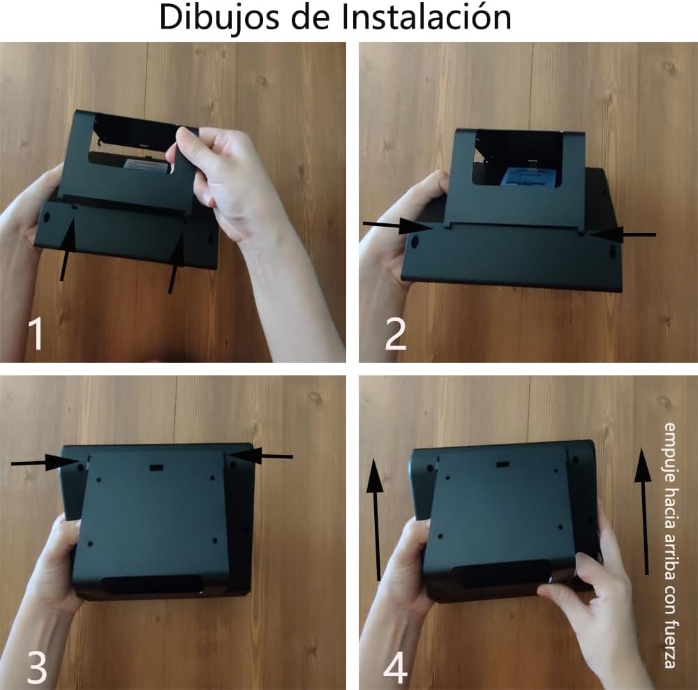 Máquina de Asistencia,Máquina Fichar de Asistencia Biométrica de Huella Dactilar con Sistema Española Pantalla LCD, 500 Rostros y 1.500 Huellas Dactilares,Azul