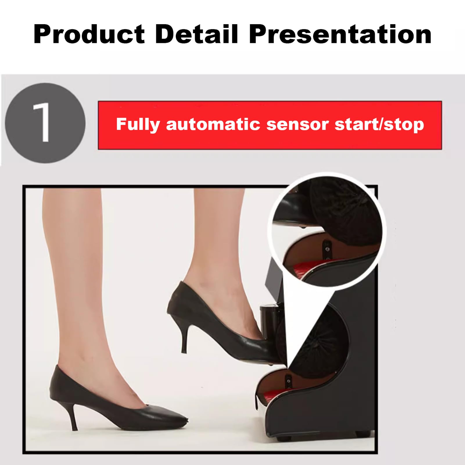 Pulidor eléctrico para zapatos, máquina automática de inducción para lustrar zapatos, uso doméstico y comercial, limpiador de brillo rápido