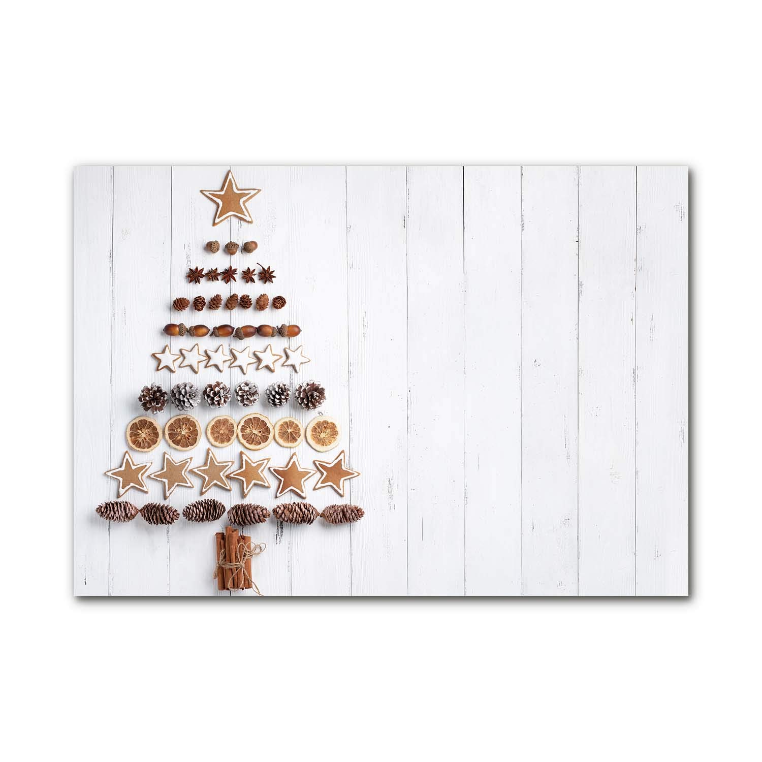 Impression verre sécurité Noël 100x70 de Tulup, design premium