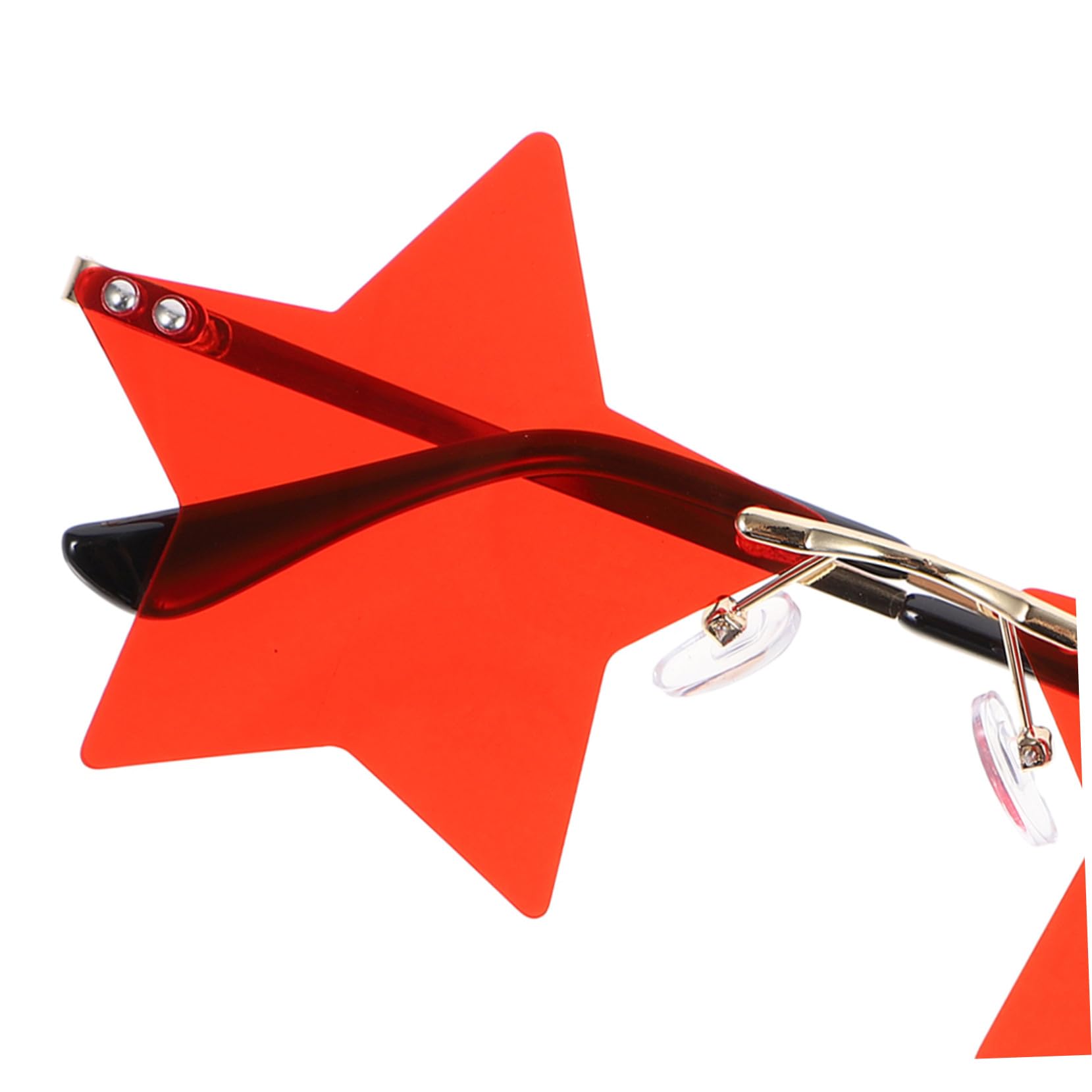 SHERCHPRY 5 Juegos De Gafas De Sol Sin Montura Para Fiesta Del 4 De Julio Diseño De Estrella Único Accesorio De Fiesta 2 Piezas X 5