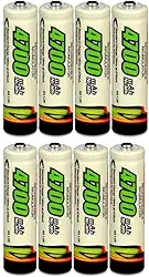 Pilha Recarregável AA 4700 mAh - com 8 unidades