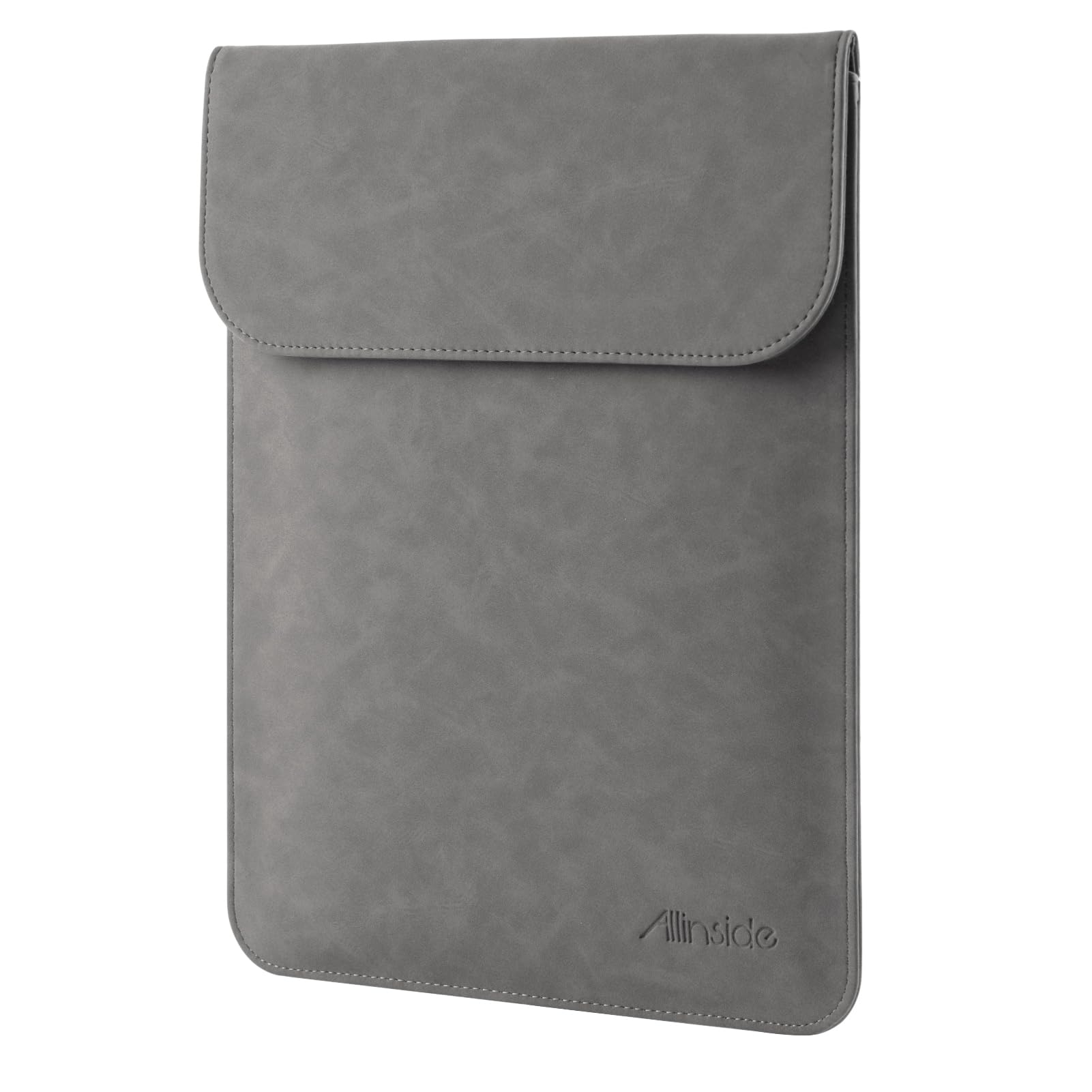 Allinside 13-13.3 Inch Sleeve Case Laptop Case for MacBook Air 13.3 A1369 A1466/ MacBook Pro 13.3 A1425 A1502/ MacBook Pro 13 CD-ROM A1278 Synthetic Leather Thin PC Inner Bag Grey
