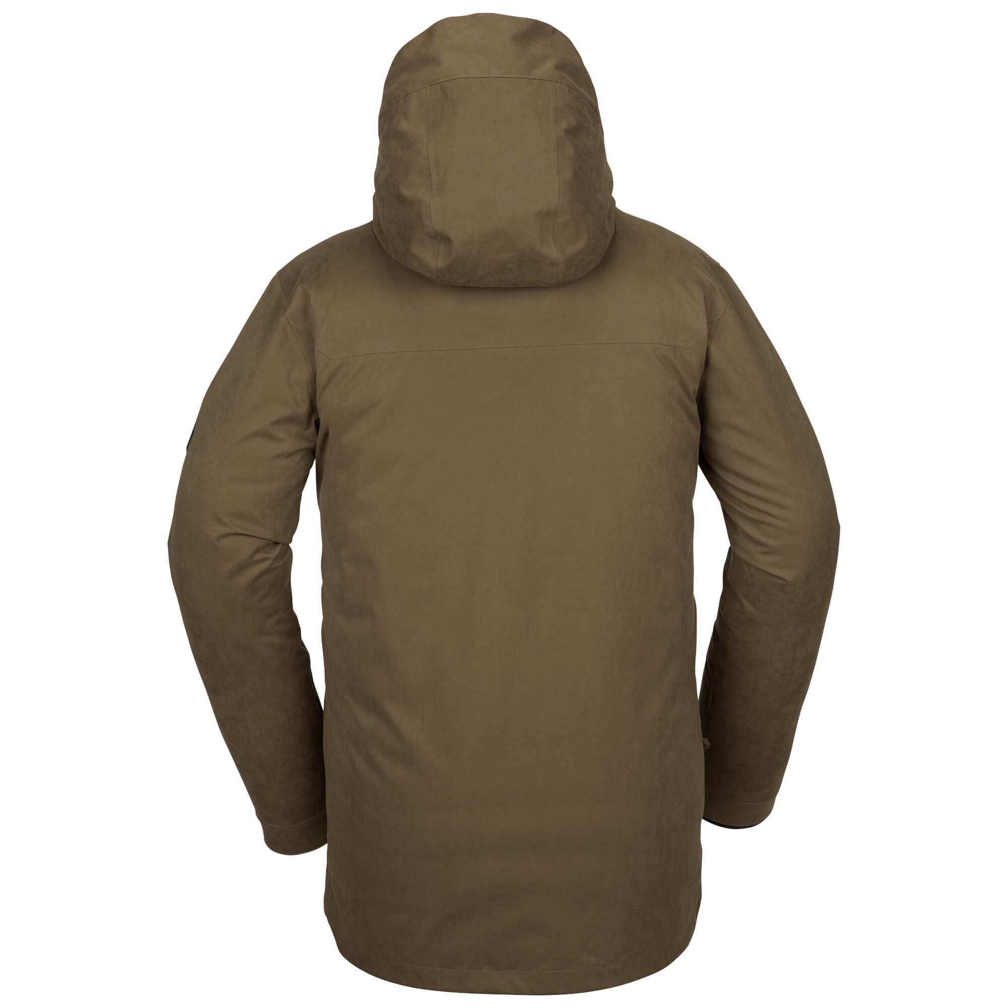 Volcom Men's V.CO 3L RAIN Snow Jacket, Moss, Small