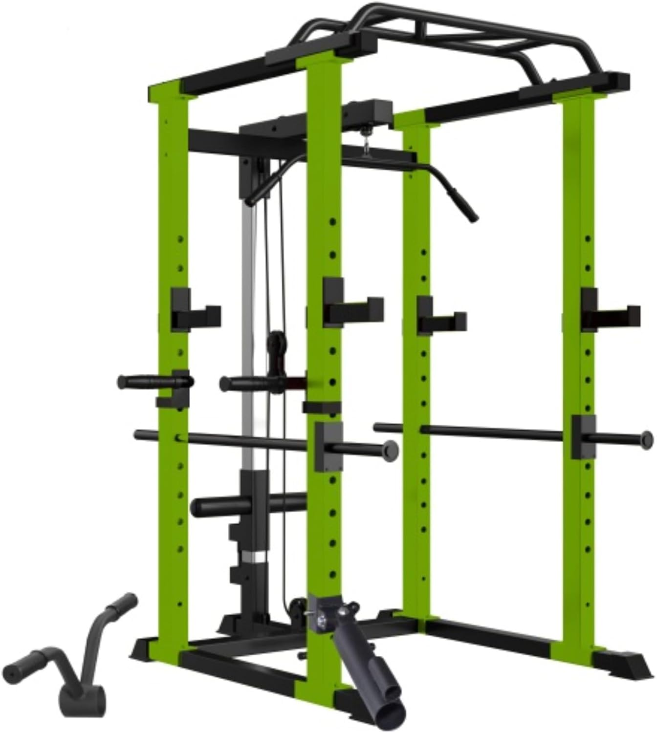 DINGLIHH DINGLIHH Multi-functional Power Cage – Adjustable Squat Rack with 1000Lbs Capacity