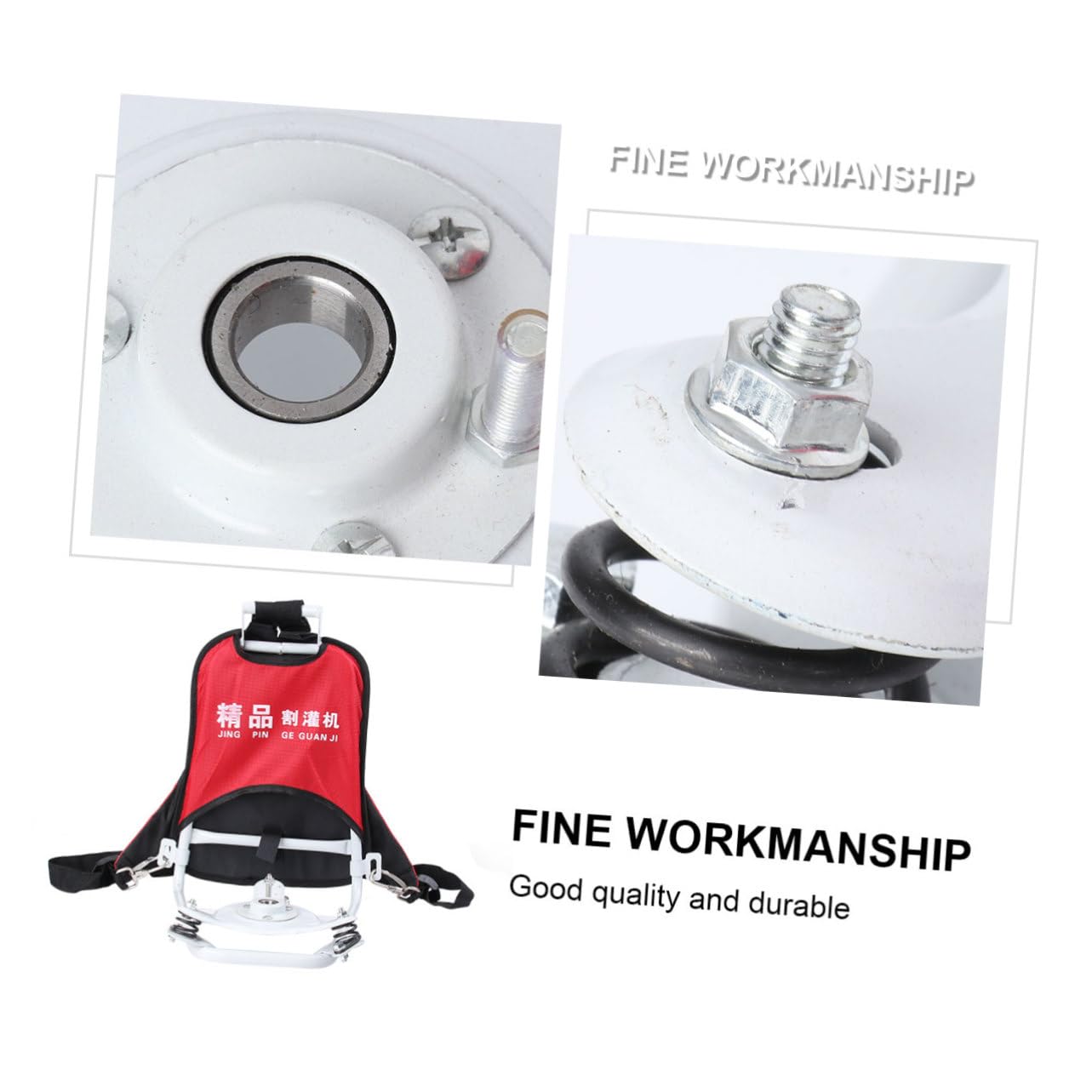Supporto per Decespugliatore Telaio per Motore Tempi e Tempi Accessorio Trimmer Back Frame per Giardinaggio Leggero e Antiscivolo per Domestico e Te