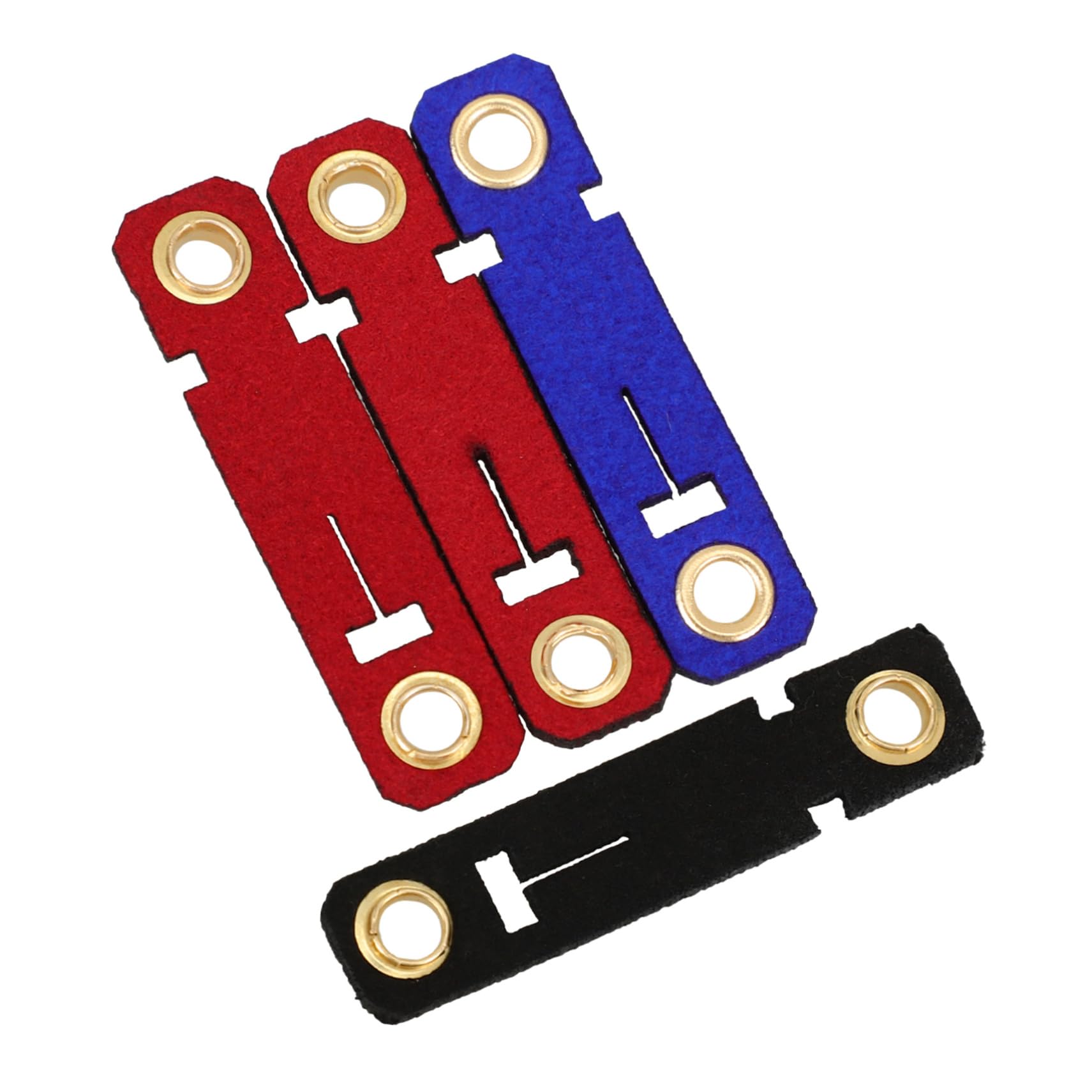 CORHAD Parrot Leg Bands Suede Foot Rings 4 Sets Easy to Use for Homing Pigeons Chicken Other Bird Breeding