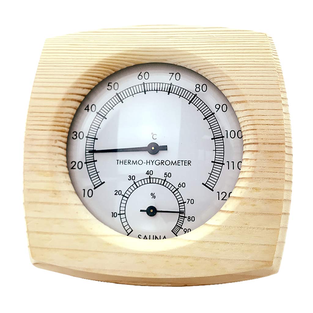 Losa Precise Wood Sauna Thermometer Sauna Room Hygrometer Thermometer-image-44