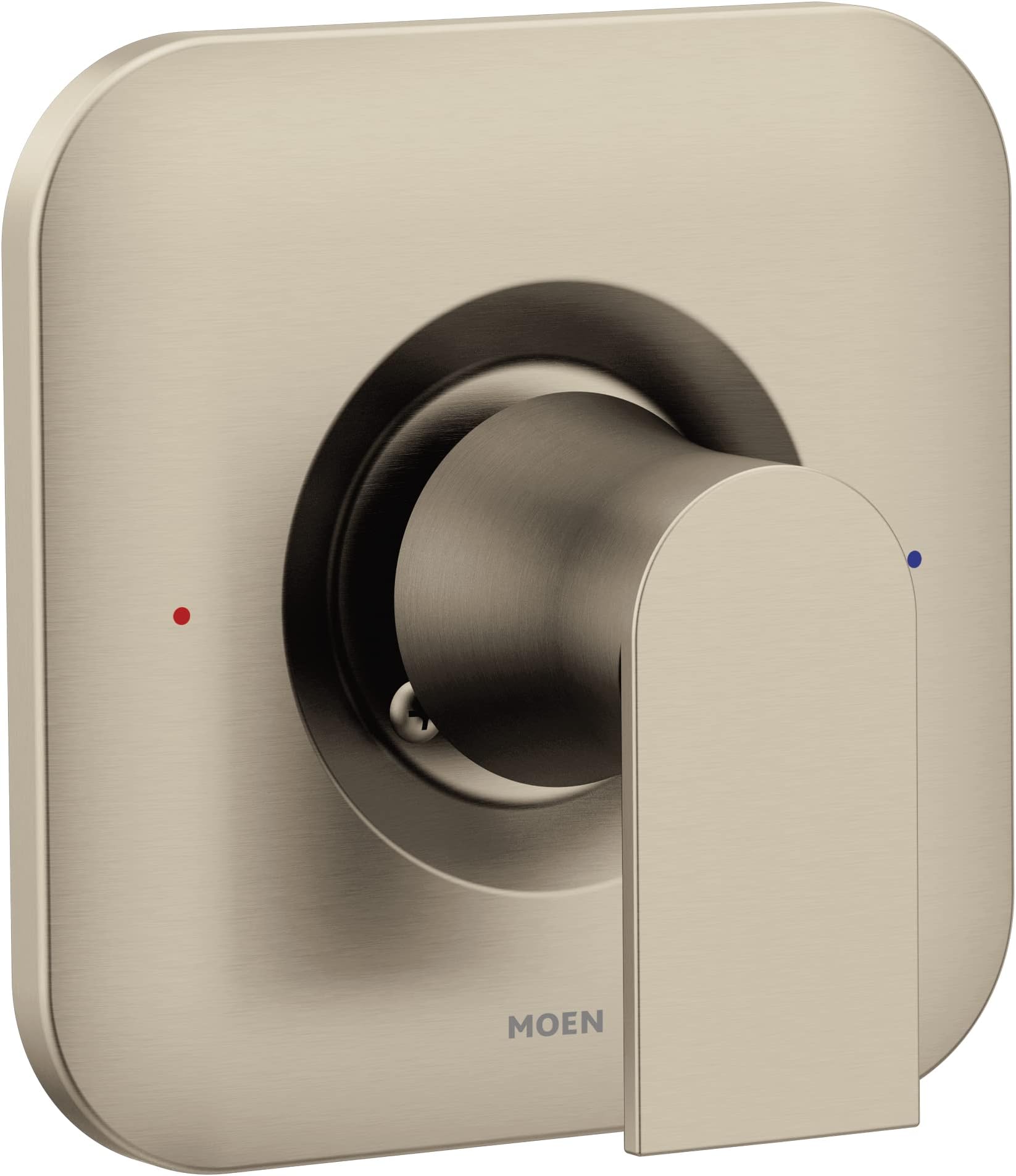 Moen Genta LX Brushed Nickel 1-Handle Posi-Temp Pressure Balancing Modern Valve Trim Kit, Valve Required, T2471BN