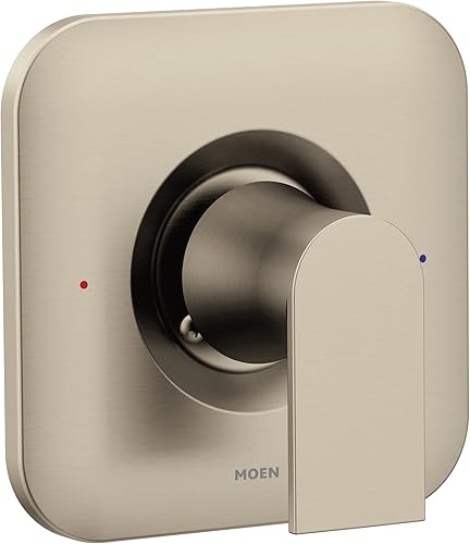 Moen Genta LX T2471BN - Kit de ajuste de válvula de equilibrio de presión Posi-Temp de níquel cepillado con 1 mango, requiere válvula, T2471BN